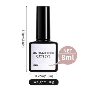 Gel de purpurina reflectante, esmalte de <span class=keywords><strong>uñas</strong></span> de Gel de lentejuelas plateadas, pintura de aerógrafo UV, decoración <span class=keywords><strong>semipermanente</strong></span> de <span class=keywords><strong>uñas</strong></span>, Gel de ojo de gato - Product Image 6