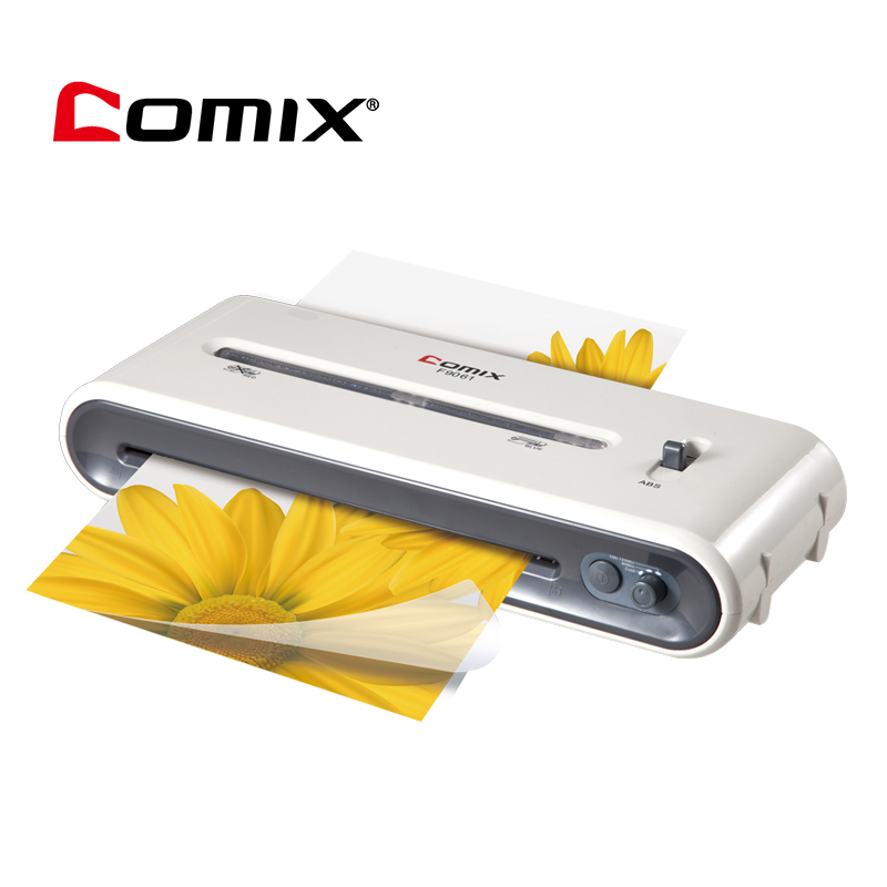 Comix Factory 2-roll Photo Laminating Machine Hot/cold Pouch Film A4 For Home Office A4 Size Photo Laminator In Stock Promotion