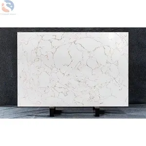 Full Body Calacatta Gold Sintered Stone For Kitchen Countertop Artificial Calacatta Gold Marble Slab