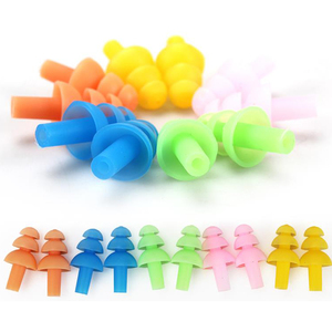 Komfortable Silikon-Ohrstöpsel in Plastikboxen NRR 29dB zum Schwimmen Erwachsene Ohrstöpsel Wasser Dusche - Product Image 2