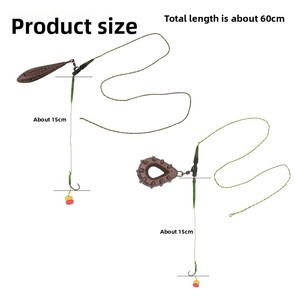 Coolno Série de pêche Feideku de style européen, Moulinet spinning à lancer court, Kit de ligne robuste de grande puissance, Leurres artificiels - Product Image 3