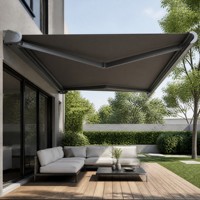 Vente directe usine : Auvent motorisé de luxe avec télécommande pour protection solaire automatique, idéal pour balcon et auvent anti-pluie, structure en aluminium