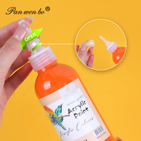 Peinture acrylique professionnelle non toxique Panwenbo 10 couleurs pour artistes, 250 ml/8,45 oz, pour la peinture