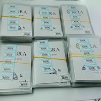 Certificat de moissanite GRA en gros, couleur D, format compact, avec fonction de consultation, format carte noire