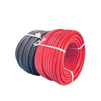 Cable de alimentación flexible de silicona OFC estañado de 1 AWG, 50 mm², 1 calibre, 10000 hilos, 600 V, 200 °C para BESS, UAV, baterías, puente de batería y tracción de vehículos eléctricos