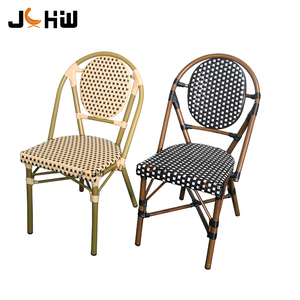 Nueva silla portátil francesa de París Bistro para patio al aire libre, jardín, cafetería, restaurante, <span class=keywords><strong>parque</strong></span>, cocina, muebles de Villa - Product Image 6