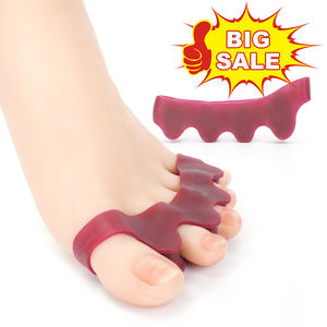 GRANDE PROMOÇÃO Protetor de Cuidado para os Pés SEBS para Homens e Mulheres Corrige Hallux Valgus Separador de Dedos - Product Image 1