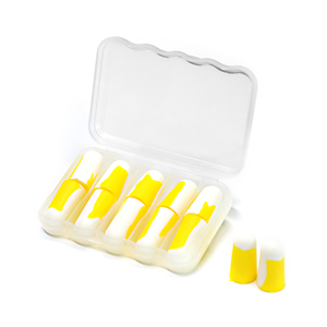 <span class=keywords><strong>Tapones</strong></span> para los oídos de espuma para dormir de PU reutilizables con certificación CE de doble color para reducción de ruido y protección auditiva - Product Image 1