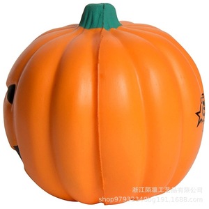 Jouet anti-stress en plastique en forme de citrouille, doux, pour la décoration d'Halloween, utilisation intérieure pour enfants - Product Image 5