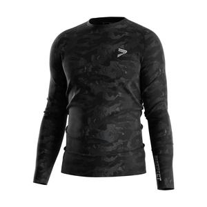 Ropa Deportiva con Logotipo Personalizado Odm, Ropa de Gimnasio de Alta Calidad, Camiseta Funcional de Compresión para Hombre, Camisetas Deportivas de Manga Larga para Hombre - Product Image 1