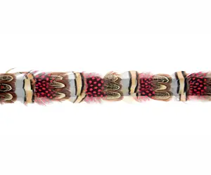 Cinta Decorativa para Coser, Flecos de Plumas Naturales de Gallo, Banda para Sombrero, para Hombres y Mujeres, Sombrero de Vaquero, Fedora, Disfraz, Accesorio para el Cabello - Product Image 1