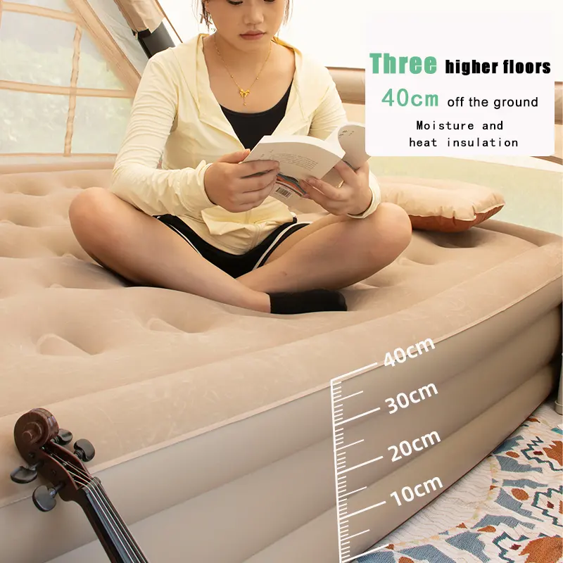 Klappbare PVC-Haushaltsmöbel aufblasbare Luftmatratze für Schlafzimmer Krankenhaus