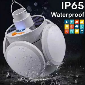 <b>Solar</b> LED Plastic Football Light USB Rechargeable Outdoor Camping Light Bright Flashlight Night Market Stall <b>Lantern</b> - Product Image 3