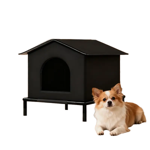 Caseta para Perros Elevada, Impermeable, Aislada y Resistente para Exteriores, Tienda para Mascotas para Múltiples Perros, Uso en Invierno - Product Image 1