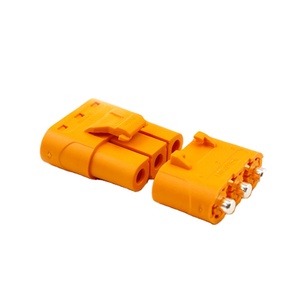 New Amass High Current Lcc40-M & Lcc40-F 3-Pin Male Female Connector <b>Cable</b> Plug Newly Original Terminal Blocks - Product Image 2