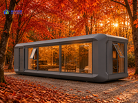 Maison capsule spatiale préfabriquée moderne avec mur insonorisé et isolation thermique pour hôtel et appartement