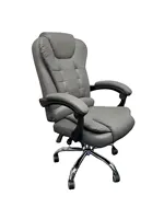 Mobilier design moderne fauteuil de bureau de jeu à haut dossier en cuir Pu ergonomique avec appui-tête