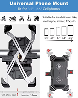 Support de téléphone pour moto Kewig personnalisé en ABS imperméable, support de téléphone pour vélo, accessoire pour moto, support de téléphone flexible pour vélo