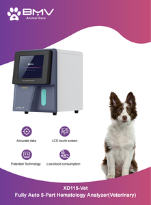 BMV XD115 Hot Sale Automat isierter 5-teiliger Blut analysator für Haustiere oder tier ärztliche Genaue Hämatologie-Test geräte wieder verwendbar - Product Image 3