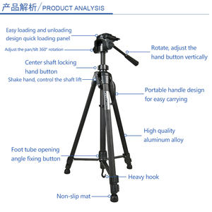 KALIOU aleación de aluminio <span class=keywords><strong>3540</strong></span> con soporte para teléfono ligero 360 grados trípode flexible portátil - Product Image 6