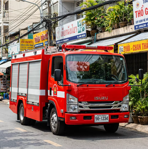 Camion de pompiers avec réservoir d'eau de 3000 litres Camions de pompiers d'<span class=keywords><strong>occasion</strong></span> à vendre en Indonésie - Product Image 4