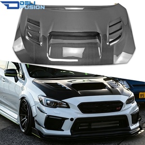 ฝากระโปรงหน้าคาร์บอนไฟเบอร์แท้ สำหรับ Subaru Impreza WRX STi S4 VAB VAF 2014-2018 รุ่น VRSA1 พร้อมช่องระบายอากาศ - Product Image 1