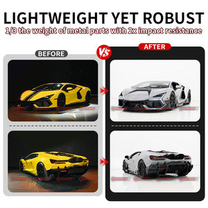 Kit Carrosserie en Fibre de Carbone Sec Style MSY pour Lamborghini Revuelto : Lame Avant, Jupes Latérales, Capot Moteur, Élargisseurs d'Ailes - Vente Flash - Product Image 2