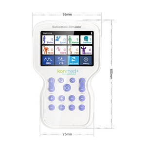 Портативный 4-канальный нейромышечный стимулятор Smart Konmed KM580 EMS Biofeedback TENS из прочного АБС-пластика - Product Image 4