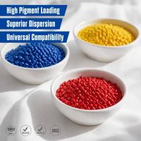 Masterbatch universel à haute teneur en pigments pour tous les matériaux plastiques, granulés de résine colorée à dispersion supérieure pour injection