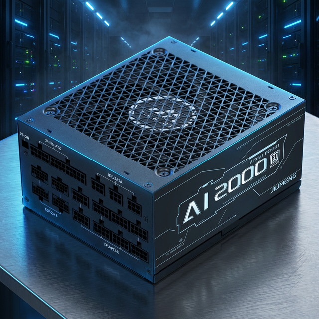 JM AI-2000W AI Server Power Supply ATX3.1 PCIe5.1 Full Module 2000-3000W 80PLUS Platinum 10-Year Warranty