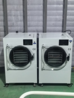 Vriesdroogmachine voor voedselwinkels, 4-tray, met pomp & PLC automatische lyofilisator vacuümdroging voor fruit en groenten