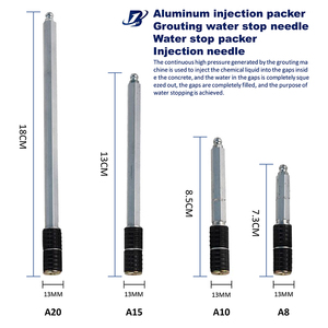 Inyector de aluminio <span class=keywords><strong>para</strong></span> reparación de grietas en hormigón - Aguja <span class=keywords><strong>para</strong></span> inyección de lechada, boquilla de inyección de alta presión - Product Image 2