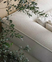 Moderne Wohnzimmermöbel Weißes Modulares Sofa mit Kissen Kompressionsmöbel Kompressionssofa-Set