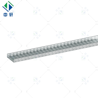 Cannelle porte-câbles industrielle en acier perforé avec conception de dissipation thermique pour systèmes électriques de construction et centrales électriques