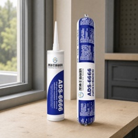 Scellant silicone résistant aux UV, durcissement neutre, monocomposant, pour joints de panneaux de façade, étanchéité météo non structurelle, tube de 300 ml