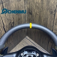 Volant personnalisé en faux daim mat et fibre de carbone pour Mercedes-Benz C300 C200 W204 W211W213 W205 W447 E63 Haute qualité