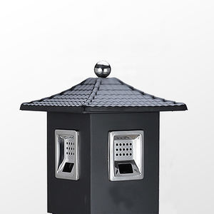 Cendrier d'extérieur de nouvelle conception <span class=keywords><strong>pour</strong></span> espace <span class=keywords><strong>fumeur</strong></span> Cendrier vertical en métal <span class=keywords><strong>pour</strong></span> cigarettes Cendrier vertical en acier inoxydable - Product Image 2