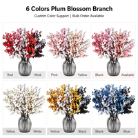 Bouquet d'artificiels en soie souple pour décoration de mariage et de maison, idéal pour la Saint-Valentin et la Fête des Mères - Vente en gros