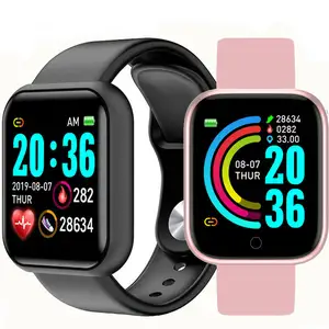 Умные часы D20s D20 FitPro APP Y68 IP67, Водонепроницаемый Bluetooth беспроводной фитнес-трекер, спортивный браслет с пульсометром для IOS, Android