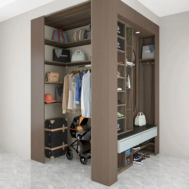 Mdf Furniture Wardrobe Living Room Cabinets White Wardrobes With Mirror Blue Wooden Indian Sliding Cabinet Customized Wall