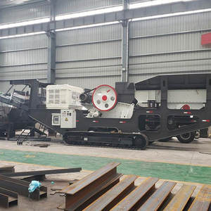 Trituradora de Mandíbulas Móvil sobre Orugas de 500 Tph para Minería, Canteras y Agregados, con Motor como Componente Principal - Product Image 1