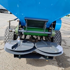Épandeur de compost en acier autopropulsé certifié 8HP à double disque réglable haute efficacité pour pelouse et jardin à essence - Product Image 3