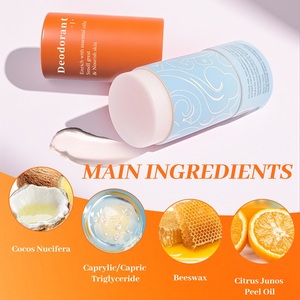 Déodorant anti-transpirant personnalisé OEM en stick, rafraîchissant, longue durée, sans aluminium, emballage en tube de papier pour déodorant sous les aisselles - Product Image 4