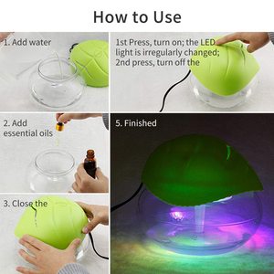 Purificatore ad acqua lavaaria, <span class=keywords><strong>aria</strong></span> rivitalizzante e deodorante, fresco con 7 LED colore che cambia luce per le camere - Product Image 5