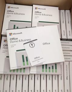Genuine <strong>Office</strong> 2024 Home&amp;Business English Box Bind Account Online Activation Key License 2024HB Made in USA - Product Image 1