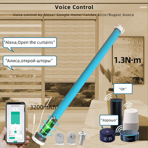 Moteur de store enrouleur intelligent LifeLibero Tuya ZigBee 25 mm en acier, design moderne et sûr, compatible Alexa <span class=keywords><strong>Google</strong></span> Home, idéal pour hôtels - Product Image 3