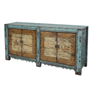 Mueble de almacenamiento de madera para sala de estar con estantes y cajones, diseño moderno de muebles para el hogar. - Product Image 2