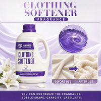 Lessive liquide assouplissante en vrac Handle Jug, parfum ivoire violet, fraîcheur longue durée, produits de nettoyage