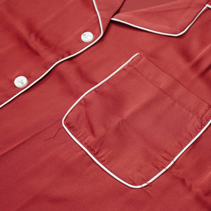 Pyjamas de qualité luxueuse, vêtements de nuit en polyester pour femmes, ensembles 2 pièces en marque personnalisée, ensembles de vêtements de nuit pour femmes - Product Image 4