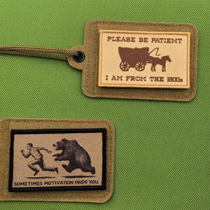 Parche táctico colorido con estampado de animales caballo <span class=keywords><strong>mapache</strong></span> tela hombro abrigos pegatina corriendo oso parche para bolsa sombrero coser - Product Image 4